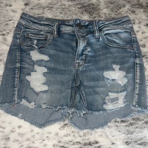 American eagle denim cutoffs size 8